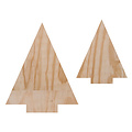 Pronty Pronty Crafts Deco Wood Bomen 350x280mm / 250x200mm  d:18mm