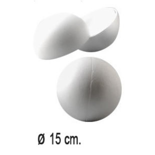 Piepschuim Bal Deelbaar 15cm