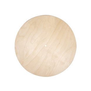 Houten Plaat Rond  doorsnede 30cm