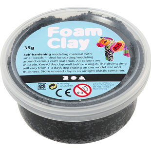 Foam Clay Zwart 35g