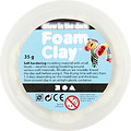 Creotime Foam Clay Glitter Wit 35g