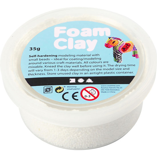 Creotime Foam Clay Wit 35g