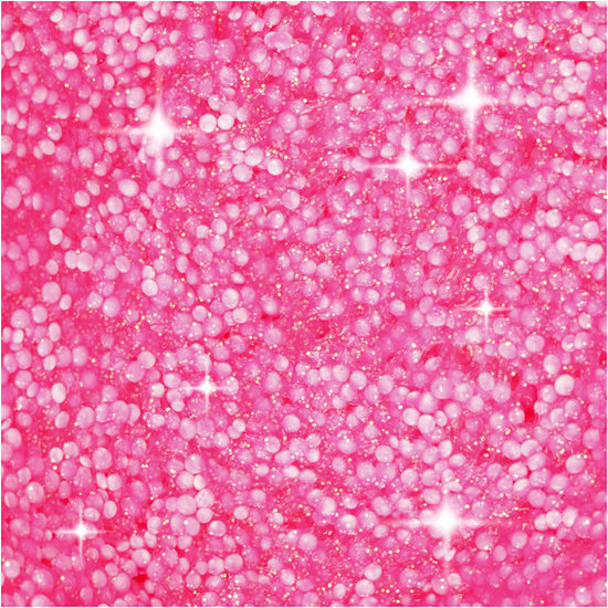 Creotime Foam Clay Glitter Roze 35g