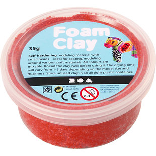 Foam Clay Rood 35g
