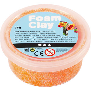 Foam Clay Neon Oranje 35g