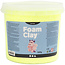 Creotime Foam Clay, Glitter, 560 gr, 1 emmer, Geel