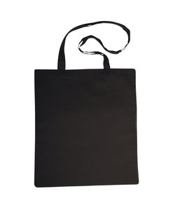 Tas Katoen Lang Hengsel 38x42cm Zwart