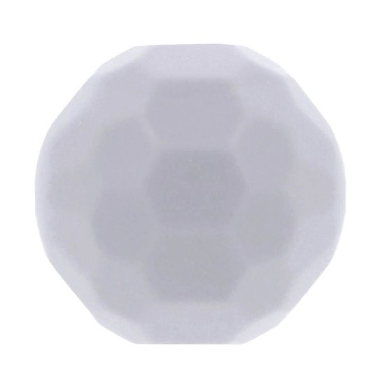 Opry Opry Siliconen Kralen Diamant 1,6cm Grijs 5st