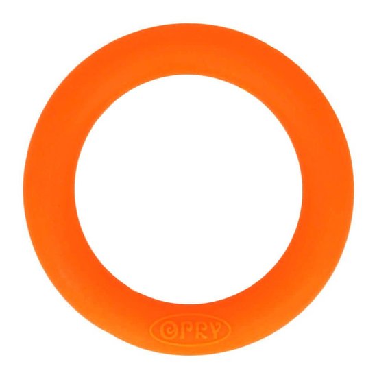 Opry Opry Siliconen Bijtring Rond 5,5cm Oranje