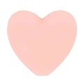 Opry Opry Siliconen Kralen Hart 1,9x2cm Roze 5st