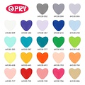 Opry Opry Siliconen Kralen Hart 1,9x2cm Roze 5st