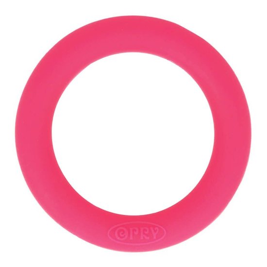 Opry Opry Siliconen Bijtring Rond 5,5cm Fel Roze