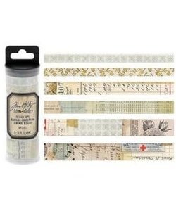 Tim Holtz Idea-Ology Design Tape Salvaged 6st
