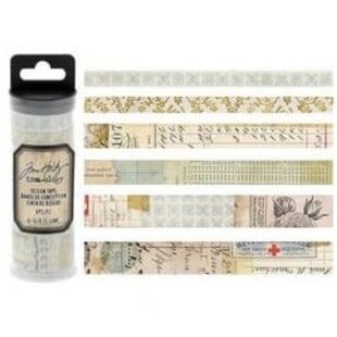 Tim Holtz Idea-Ology Design Tape Salvaged 6st