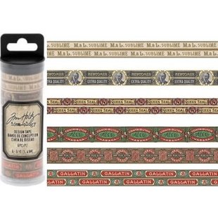 Tim Holtz Idea-Ology Design Tape Humidor 6st