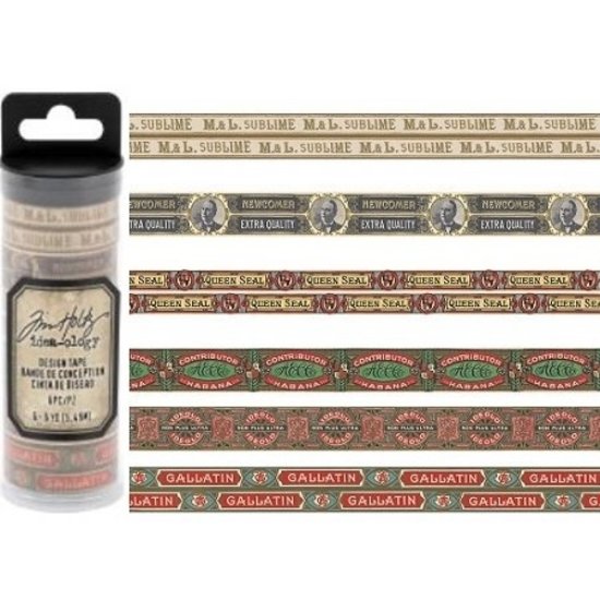 Tim Holtz Tim Holtz Idea-Ology Design Tape Humidor 6st