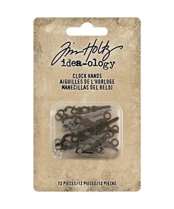 Tim Holtz Idea-Ology Metal Clock Hands 12st