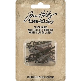 Tim Holtz Idea-Ology Metal Clock Hands 12st