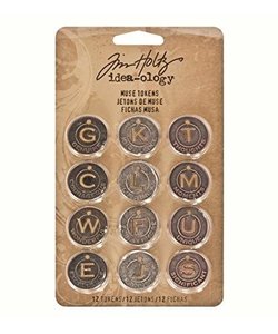 Tim Holtz Idea-Ology Muse Tokens 12st