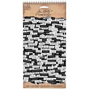 Tim Holtz Idea-Ology Stickers Chitchat Words