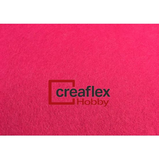 De Witte Engel Truefelt Wolvilt 20x30cm. Zacht Fuchsia