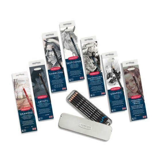 Derwent Derwent Coloursoft Potloden Set Skintones 6st