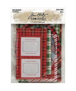 Tim Holtz Idea-Ology Baseboards Christmas 17 pcs.