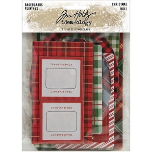 Tim Holtz Idea-Ology Baseboards Christmas 17 pcs.