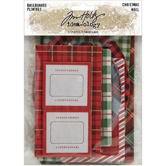 Tim Holtz Tim Holtz Idea-Ology Baseboards Christmas 17 pcs.