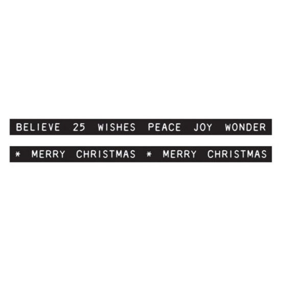 Tim Holtz Tim Holtz Idea-Ology Label Tape Christmas 2 pcs.