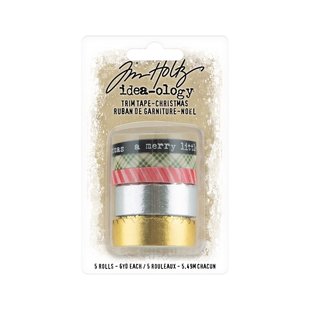 Tim Holtz Idea-Ology Trim Tape Christmas 5 pcs.