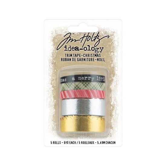 Tim Holtz Tim Holtz Idea-Ology Trim Tape Christmas 5 pcs.