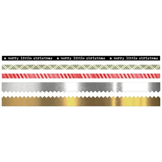 Tim Holtz Tim Holtz Idea-Ology Trim Tape Christmas 5 pcs.