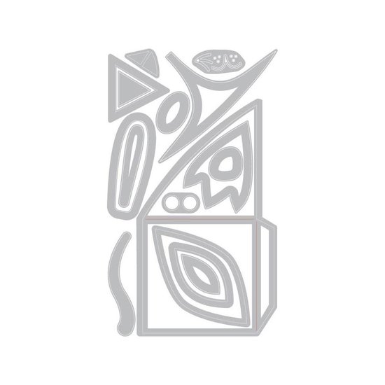 Sizzix Sizzix Thinlits Dies Jordan Caderao Animal Bookmarks