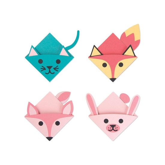 Sizzix Sizzix Thinlits Dies Jordan Caderao Animal Bookmarks