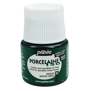 Pebeo Porcelaine 150 Porseleinverf 45ml Bronze Green nr. 28