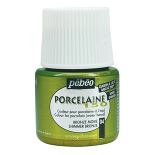 Pebeo Porcelaine 150 Porseleinverf Shimmer 45ml Bronze nr. 104