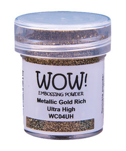 Wow Embossing poeder Metallic Gold Rich Ultra High 15ml