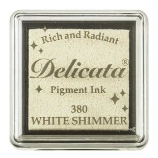 Delicata Inkpad Mini White Shimmer