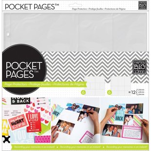 Me & My Big Ideas Pocket Pages Protectors 12"x12"