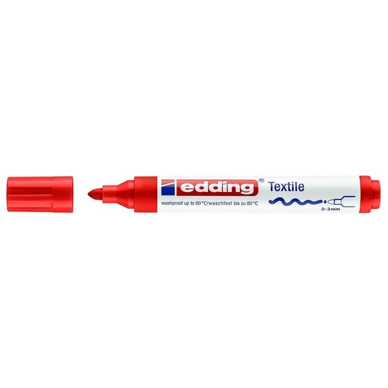 Edding Edding 4500 Textiel Marker Rood