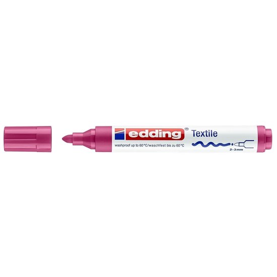 Edding Edding 4500 Textiel Marker Karmijn Rood