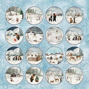 Craft&You Papier Winter Holiday 12x12'' nr. 07