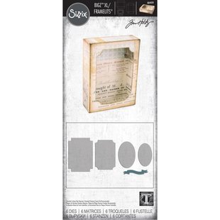 Sizzix Bigz Die XL with Framelits Tim Holtz Curio Box