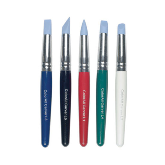 Collall Rubberen Penselen set groot 5 st