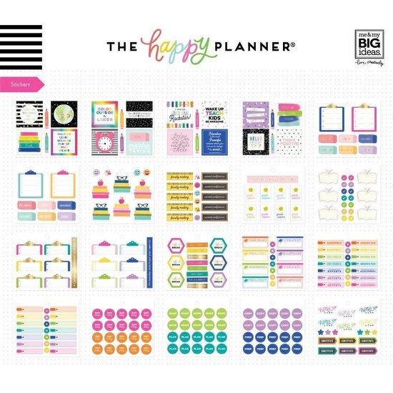 Me & My Big Ideas Happy Planner Multi Accessory Pack Teacher