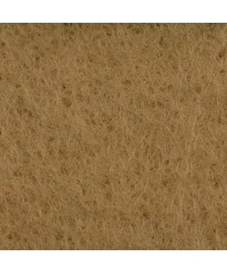 Viltlapje 20x30cm 1mm Licht Bruin 200g