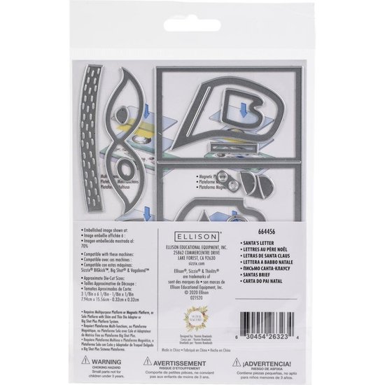 Sizzix Sizzix Thinlits Die Set Yasmin Rowlands Santa's Letter 20 Dies