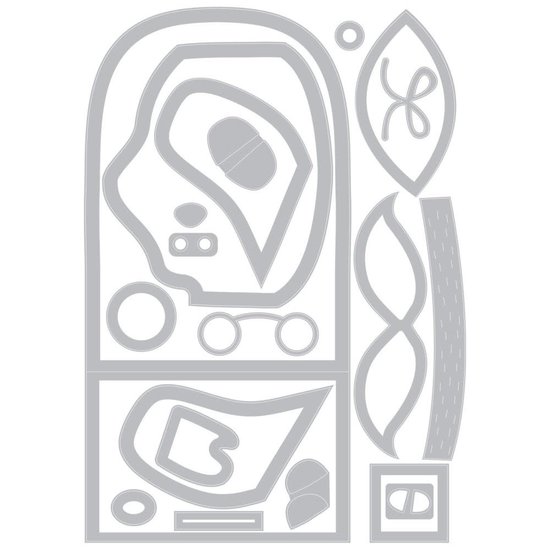 Sizzix Sizzix Thinlits Die Set Yasmin Rowlands Santa's Letter 20 Dies