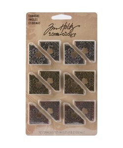 Tim Holtz Idea-Ology Corners 12 pcs.